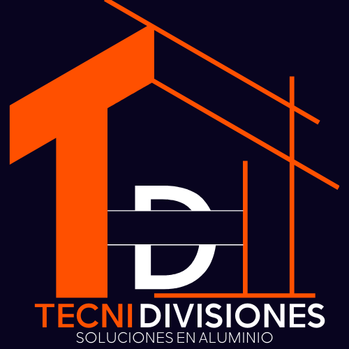 Logo de Tecni Divisiones, empresa especializada en divisiones de oficina, vidrio templado y soluciones en aluminio en Bogotá.